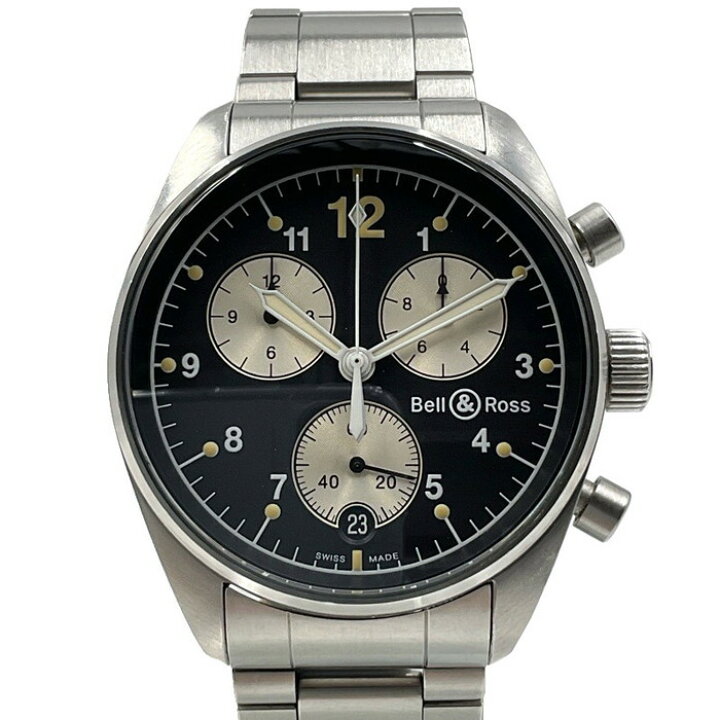 楽天市場】Bell&Ross ベル＆ロス ヴィンテージ120 クロノグラフ  