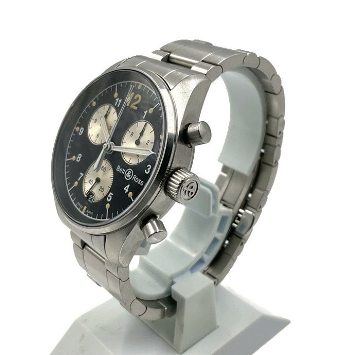楽天市場】Bell&Ross ベル＆ロス ヴィンテージ120 クロノグラフ 