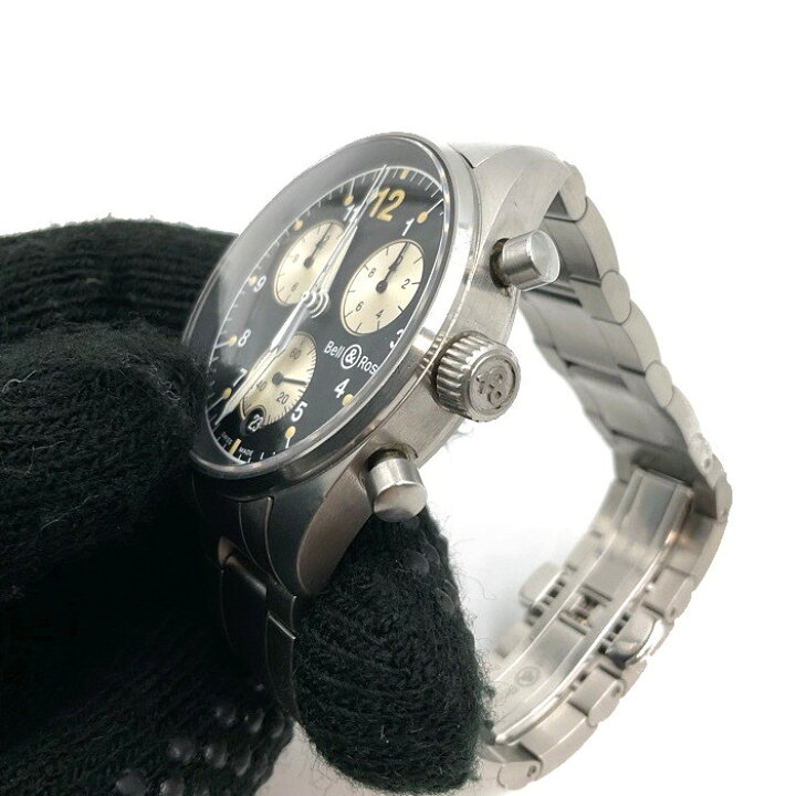 楽天市場】Bell&Ross ベル＆ロス ヴィンテージ120 クロノグラフ 