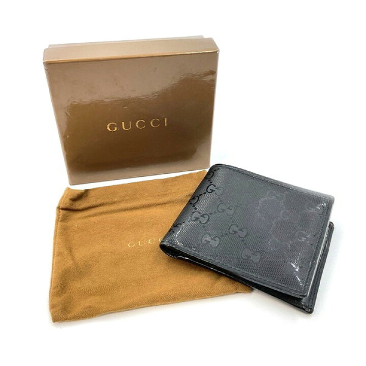 楽天市場】GUCCI グッチ 224122・478442 GGインプリメ 二つ折り財布 GG  