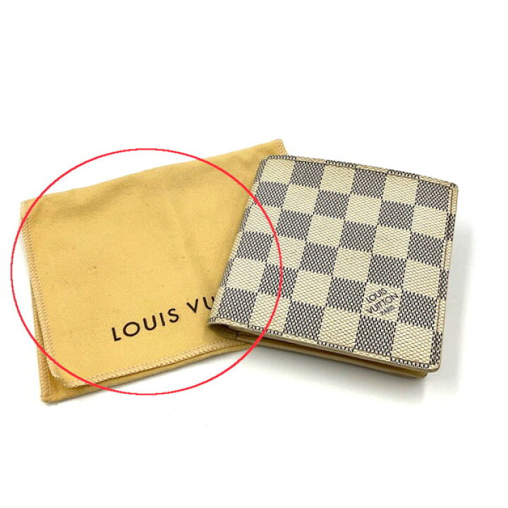 LOUIS VUITTON ルイヴィトン ポルトフォイユ マルコ ダミエアズール