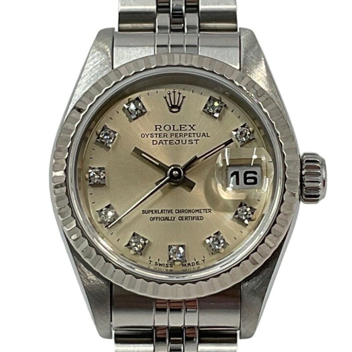 楽天市場】ROLEX 【ロレックス】 69174G デイトジャスト 10Pダイヤ  