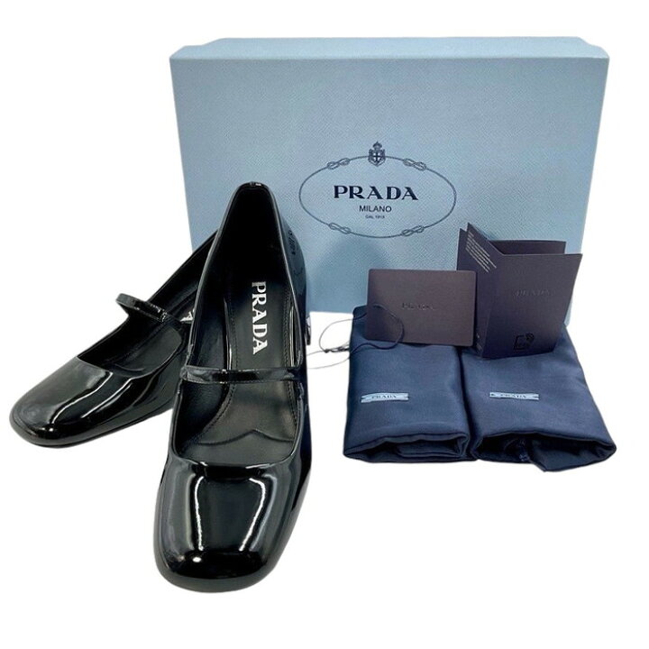 楽天市場】PRADA【プラダ】☆特上品☆ メリージェーンパテントパンプス 