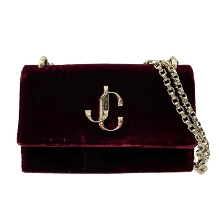 楽天市場】JIMMY CHOO ジミーチュウ チェーンショルダーバッグ ベロア 