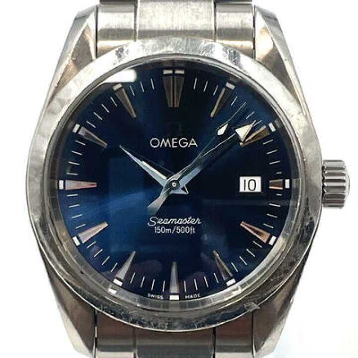 楽天市場】OMEGA オメガ 2518.80.00 シーマスター アクアテラ ブルー 