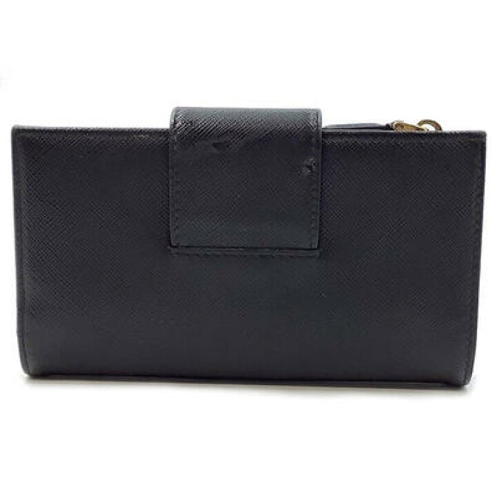 楽天市場】PRADA プラダ 1ML005 二つ折り財布 サフィアーノレザー/NERO 