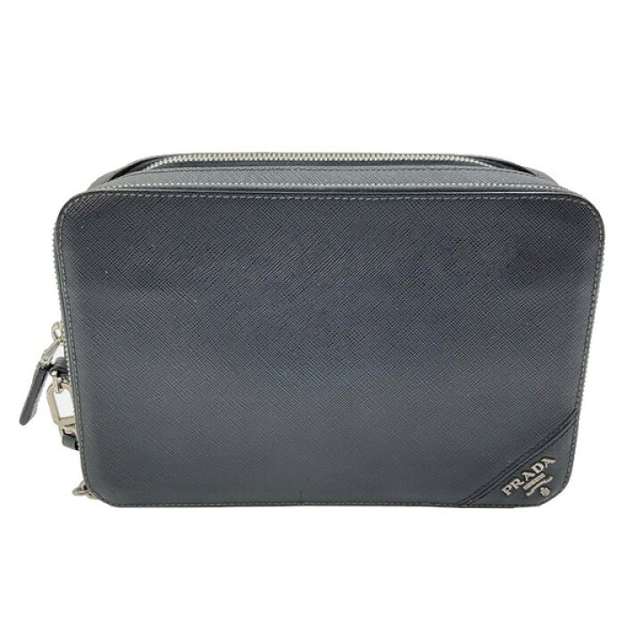 楽天市場】PRADA プラダ 2VF052 サフィアーノレザー セカンドバッグ 
