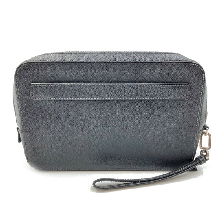 楽天市場】PRADA プラダ 2VF052 サフィアーノレザー セカンドバッグ 