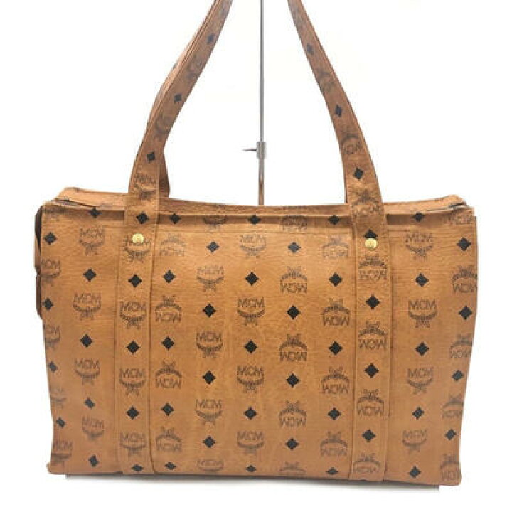 楽天市場】MCM【エムシーエム】 5223-48 トートバッグ レザー/オレンジ 