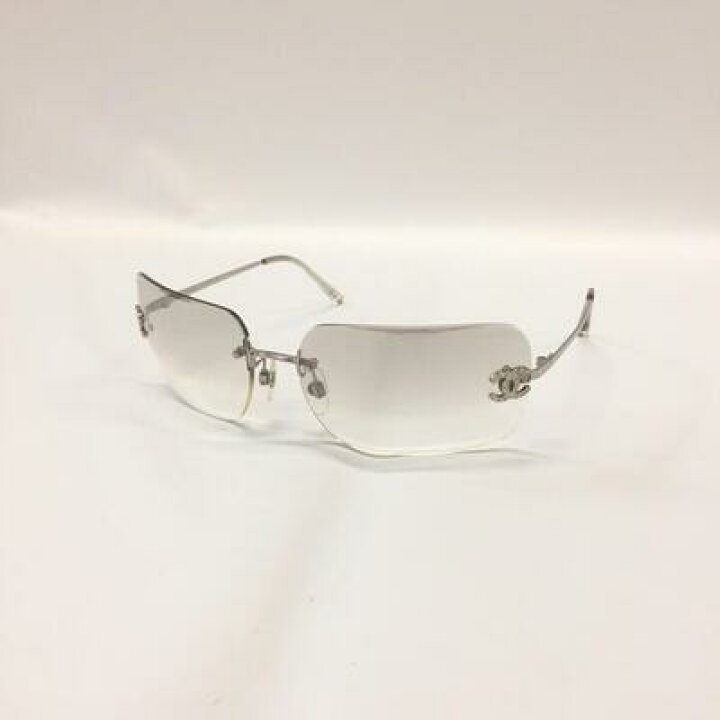 楽天市場】CHENEL【シャネル】【中古】【USED B】 サングラス シルバー 