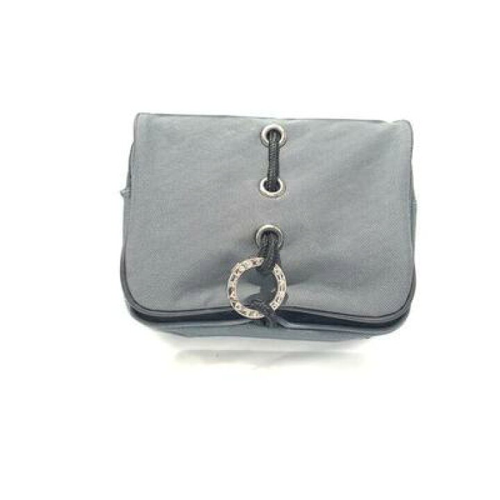 楽天市場】BVLGARI ブルガリ 中古 USED-B トラベルポーチ グレー 