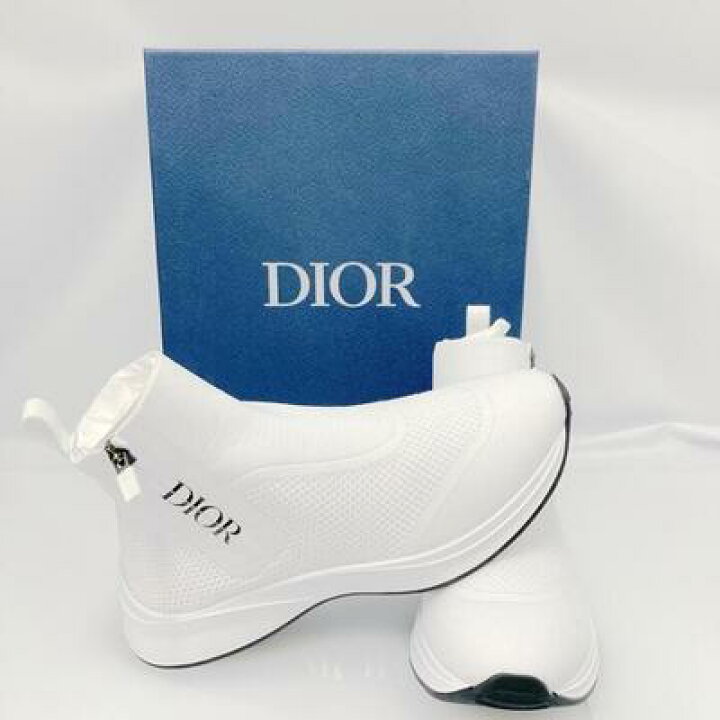 楽天市場】DIOR ディオール 未使用品 ハイカットスニーカー ホワイト 