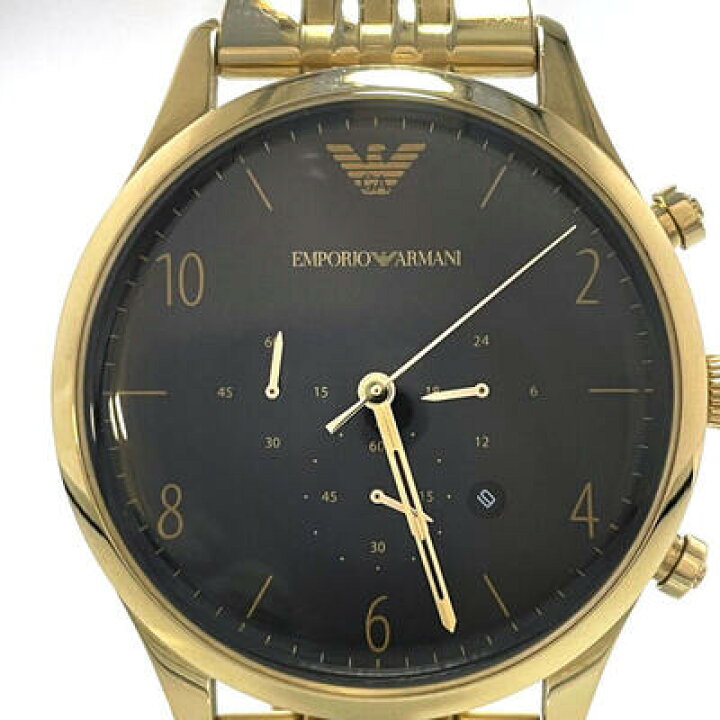 楽天市場】EMPORIO ARMANI エンポリオ アルマーニ AR-1893 クロノ 