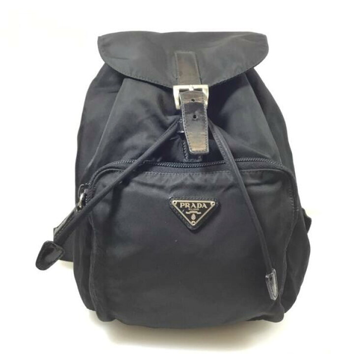 楽天市場】PRADA プラダ 中古品 USED-B ナイロンミニリュック ブラック  