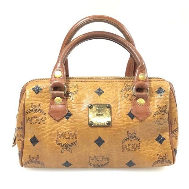 楽天市場】MCM エムシーエム 中古品 USED-B ミニボストンバッグ レザー 