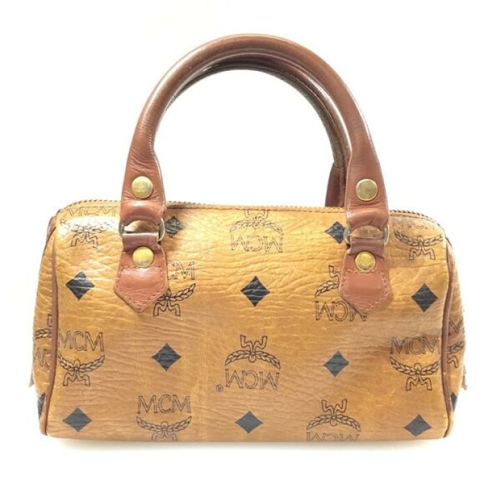 楽天市場】MCM エムシーエム 中古品 USED-B ミニボストンバッグ レザー 