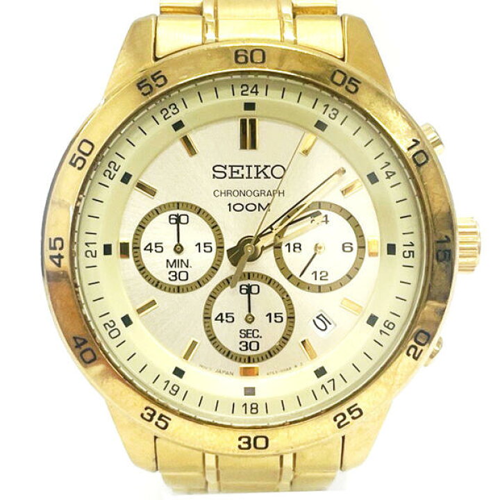 楽天市場】SEIKO セイコー 4T53-00A0 メンズ クロノグラフ クォーツ 