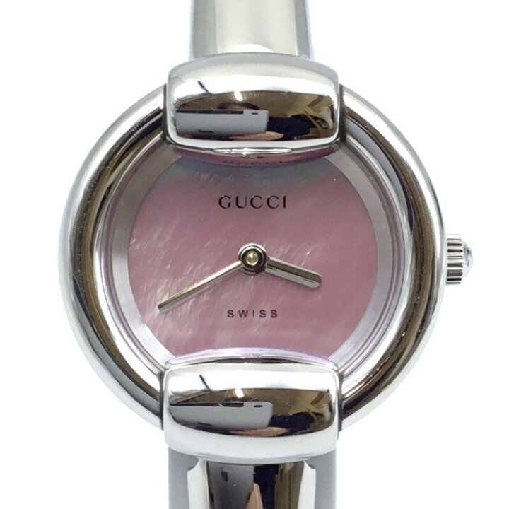 楽天市場】GUCCI【グッチ】バングルウォッチ 1400L シェル文字盤  
