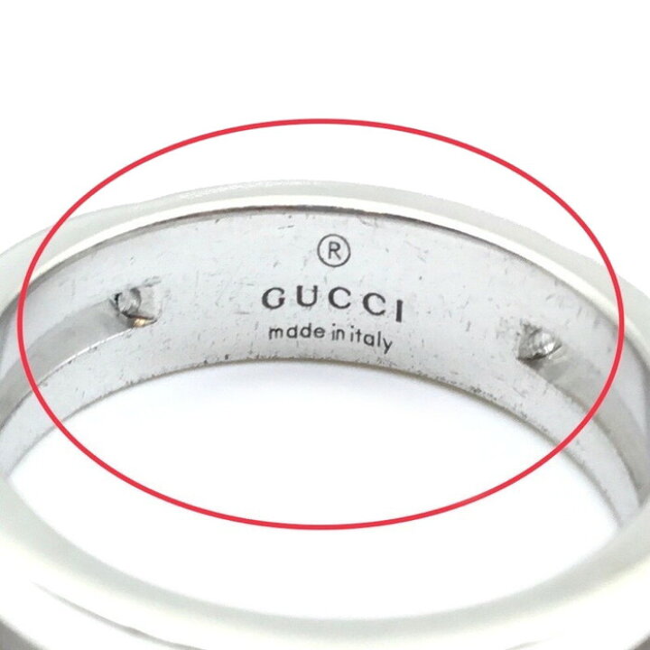 楽天市場】GUCCI グッチ 中古品 USED-B ノットリング SV925 シルバー 