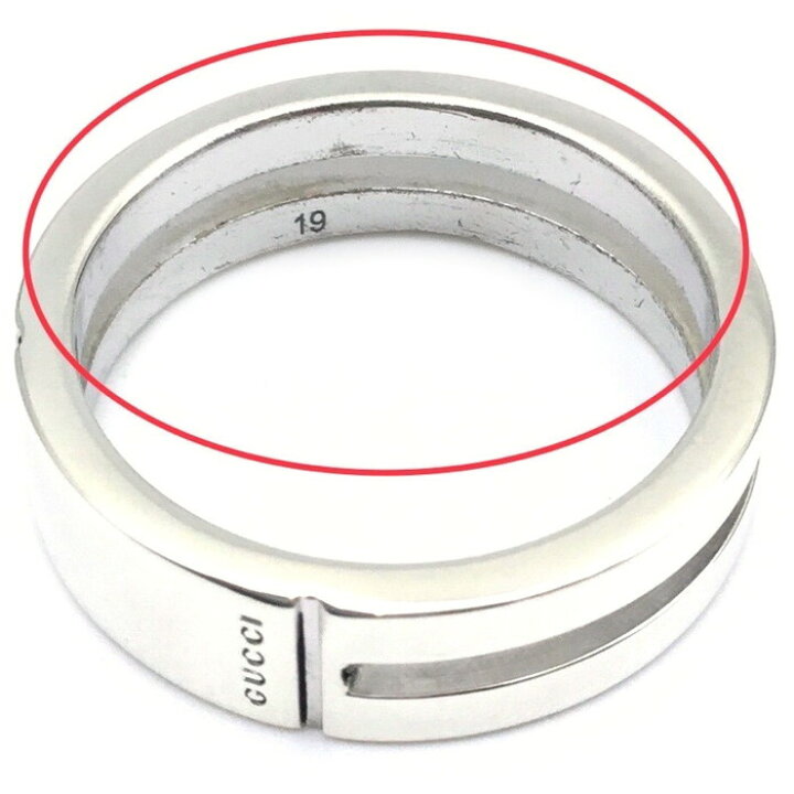 楽天市場】GUCCI グッチ 中古品 USED-B ノットリング SV925 シルバー 