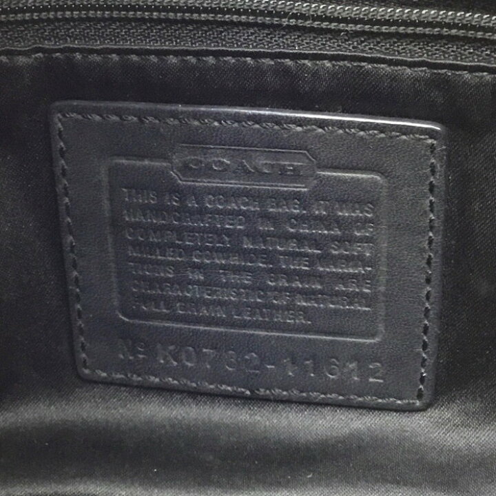 楽天市場】COACH コーチ 中古品 USED-B 11612 エルゴぺブルド レザー 