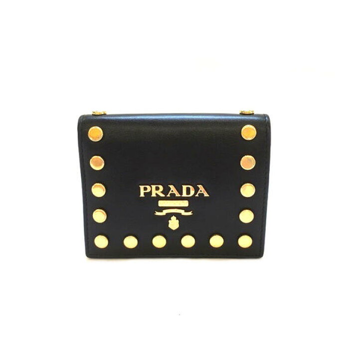 楽天市場】PRADA プラダ 1MV204 二つ折りコンパクト財布 レディース 