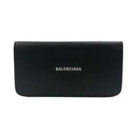 BALENCIAGA 【バレンシアガ】 ヴィル コンチネンタルウォレット 594289 ブラック レザー ユニセックス 長財布 ロングウォレット 【USED-A/中古】 かんてい局宜野湾愛知店 送料無料　g23-379