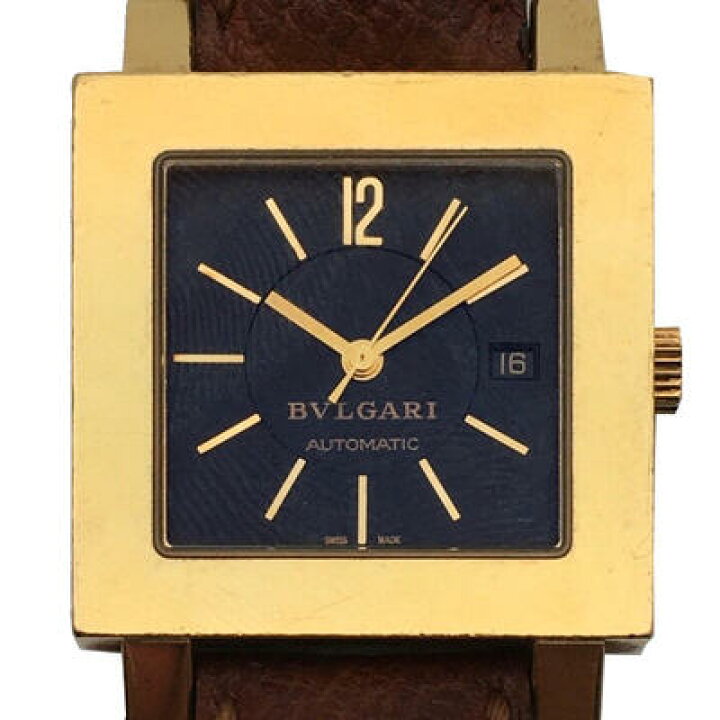 楽天市場】☆訳アリ☆ BVLGARI【ブルガリ】 SQ29GL AUTO クアドラード 