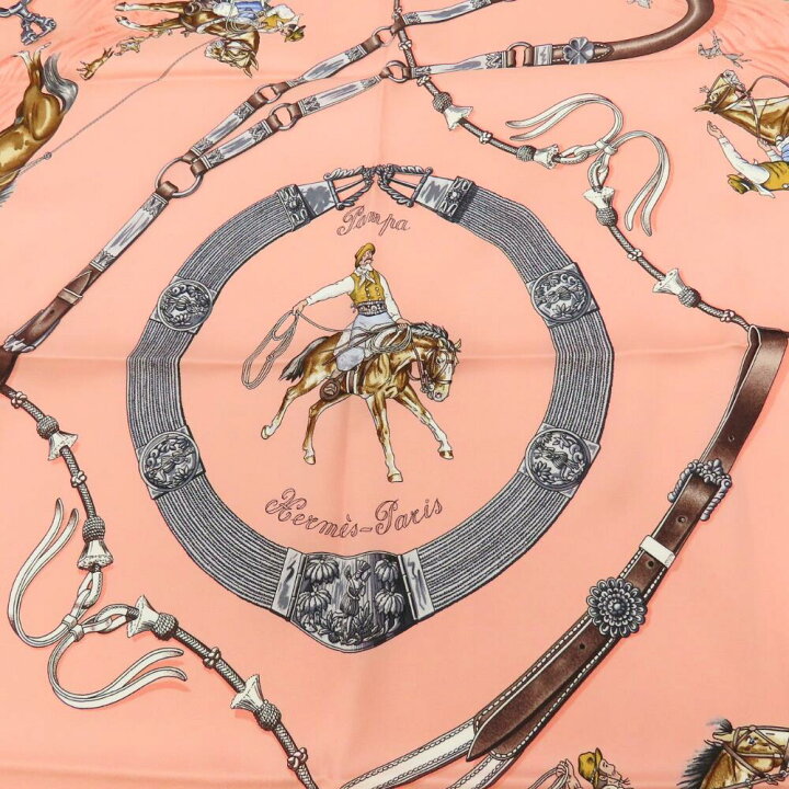 楽天市場】【中古】HERMES エルメス CARRE カレ70 パンパ スカーフ 