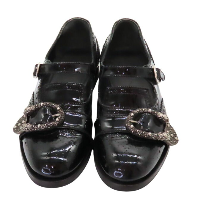 楽天市場】【中古】GUCCI グッチ レザーシューズ 449946 メンズ 黒 