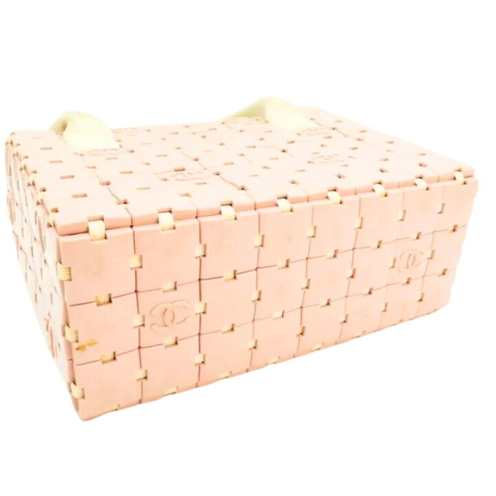 楽天市場】【中古】CHANEL シャネル パズルバッグ ピンク ベージュ  