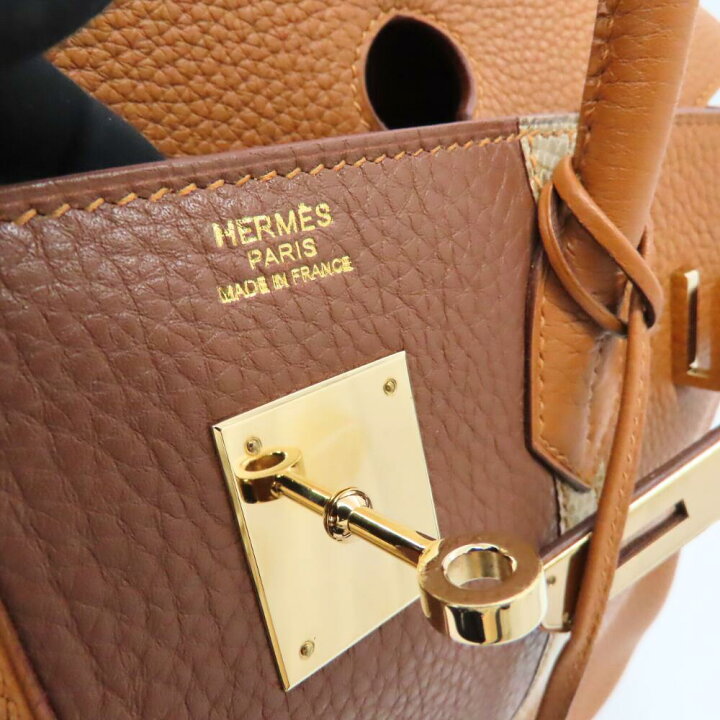 中古】HERMES エルメス バーキン30 クラブ トリヨンクレマンス 