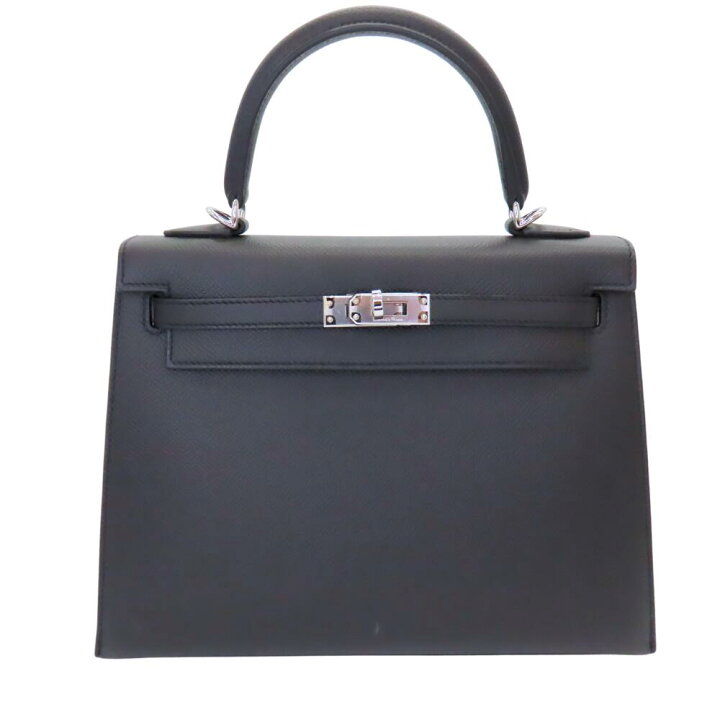 楽天市場】【中古】HERMES エルメス ケリー25 ブラック 黒 シルバー  