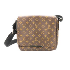≪値下げ≫【中古】LOUIS VUITTON ルイヴィトン M40935 ディストリクトPM モノグラム マカサー ショルダーバッグ ボディバッグ 斜めかけ メッセンジャーバッグ メンズ レディース ユニセックス LV A2300234 【無料ギフトラッピング承ります】