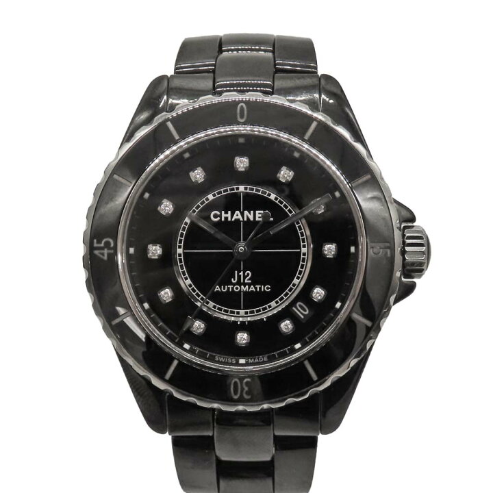 楽天市場】【中古】CHANEL シャネル J12 38mm H5702 12P ダイヤ  