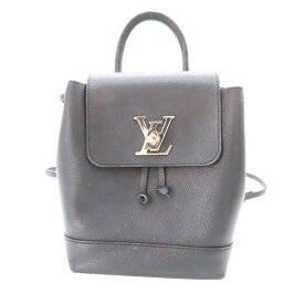 ≪値下げ≫【中古】LOUIS VUITTON ルイヴィトン M54573 ロックミー リュック カーフレザー バックパックミニ ブラック シルバー金具 黒 ブラック レディース リュック コンパクト 小さめ A2403959【無料ギフトラッピング承ります】