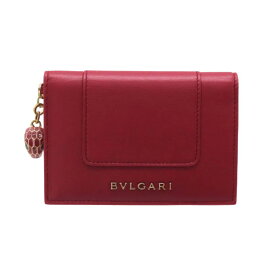 ≪値下げ≫【中古】ブルガリ BVLGARI セルペンティ フォーエバー カードケース ピンク 型292897 バイカラー二つ折り カードホルダーレディース レザー 美品 A2502769【無料ギフトラッピング承ります】
