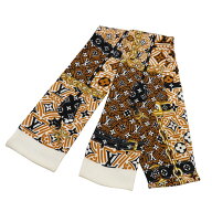【中古】 LOUIS VUITTON ルイヴィトン M76494 バンドー・コンフィデンシャル LVクラフティ バンダナ スカ…