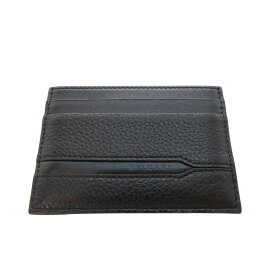 【中古】BVLGARI ブルガリ カードケース OCTO オクト 36969 カーフレザー ブラック BLK メンズ 名刺入れ A2503544【無料ギフトラッピング承ります】