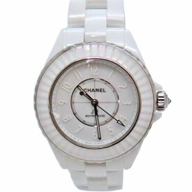 【中古】CHANEL シャネル H6785 J12 キャリバー12.2 エディション1 33mm ホワイトセラミック 自動巻き レディース シースルーバック 世界限定555本 箱 ギャラあり レディース ユニセックス 腕時計 ブランド時計 A2300371 【無料ギフトラッピング承ります】