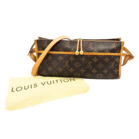 【中古】Louis Vuitton ルイヴィトン M40008 ポパンクール・ロン モノグラム ショルダーバッグ レディース 大容量 収納 日常使い A2600227 【無料ギフトラッピング承ります】