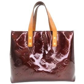 【中古】LOUIS VUITTON ルイヴィトン M91993 モノグラムヴェルニ リードPM パテントレザー ハンドバッグ 茶色 ブラウン レディース バッグ A2601284【無料ギフトラッピング承ります】
