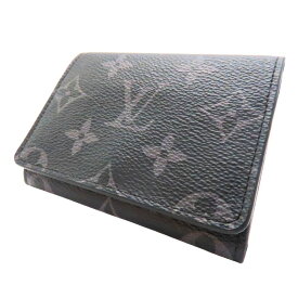 【中古】LOUIS VUITTON ルイヴィトン M12874 モノグラム・エクリプス アンヴェロップ・カルトドゥビジット カードケース 名刺入れ パスケース メンズ レディース A2601548 【無料ギフトラッピング承ります】