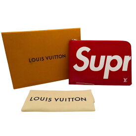 【中古】ルイヴィトン Louis Vuitton M67722 エピ ルイヴィトン × シュプリーム ポシェット ジュールGM クラッチバッグ セカンドバッグ A2602070【無料ギフトラッピング承ります】