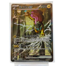 ポケモンカードゲーム ライコウEX SAR [108/076] M6 MEGA 拡張パック ストームエメラルダ ポケモンカード Pokémon ポケカ トレーディングカード コレクション Nintendo A2603424【無料ギフトラッピング承ります】