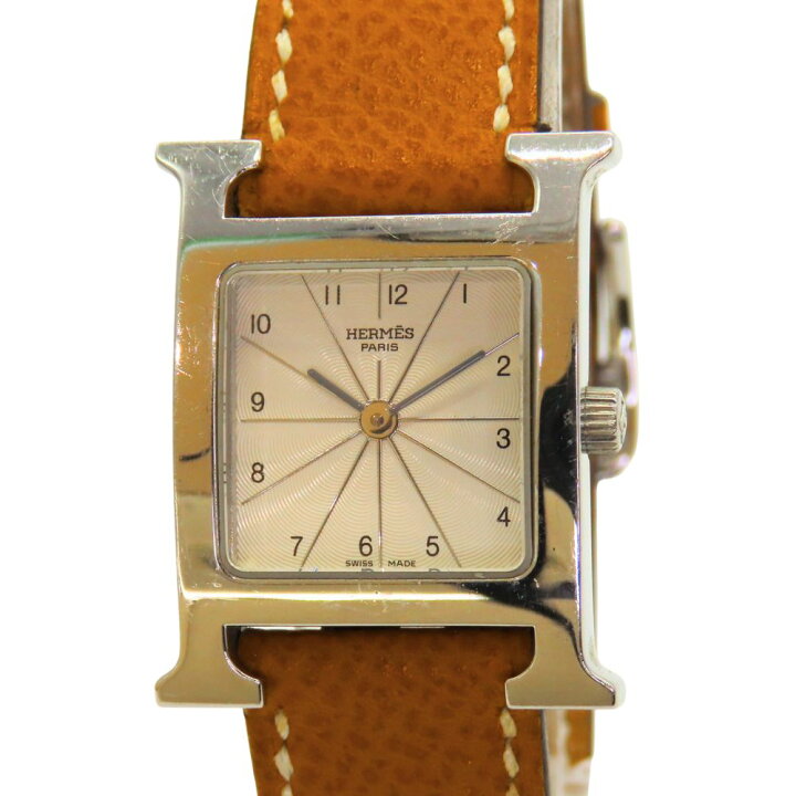 楽天市場】【中古】HERMES エルメス Hウォッチ HH1.210 □J刻印  