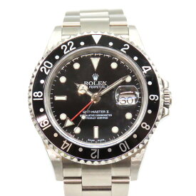 【中古】新品仕上げ ロレックス Rolex 16710 GMTマスター2 ブラック【中古】A2300001