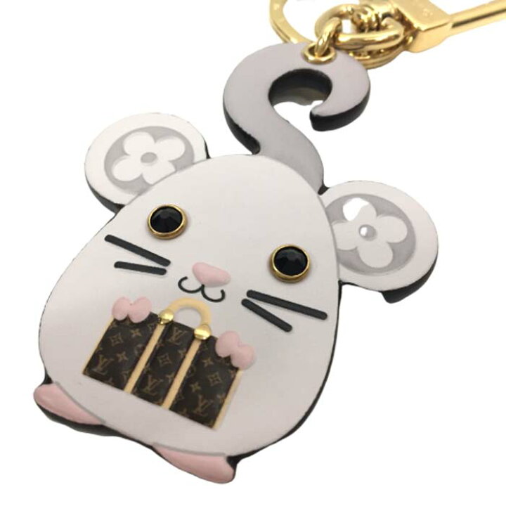 楽天市場】【美品/限定品】ルイヴィトン M69014 ネズミ キーリング 