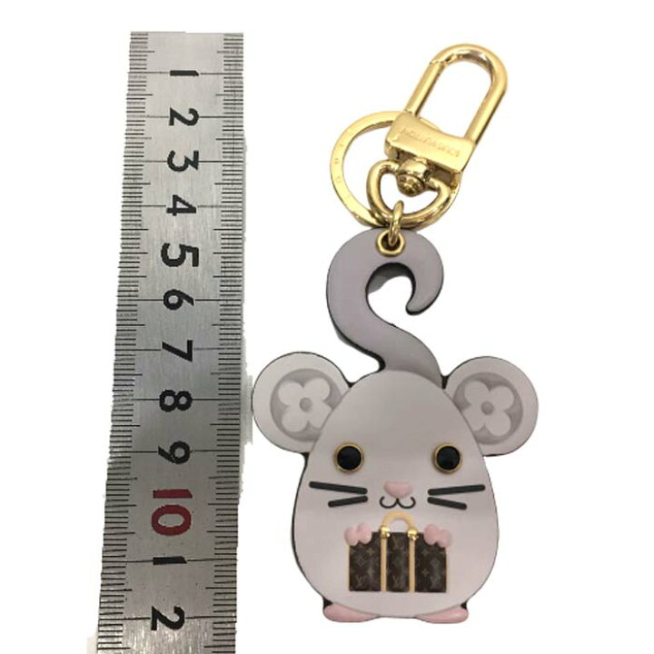 楽天市場】【美品/限定品】ルイヴィトン M69014 ネズミ キーリング  