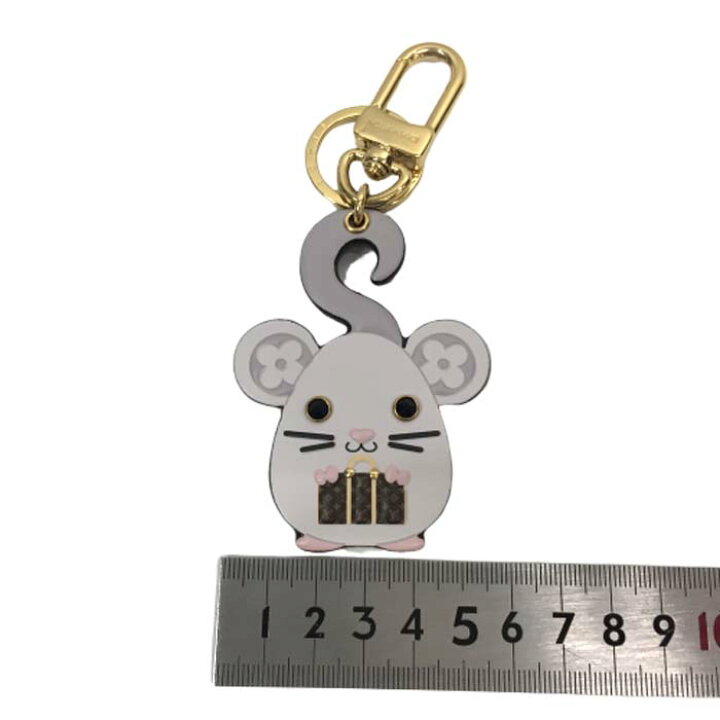 楽天市場】【美品/限定品】ルイヴィトン M69014 ネズミ キーリング  